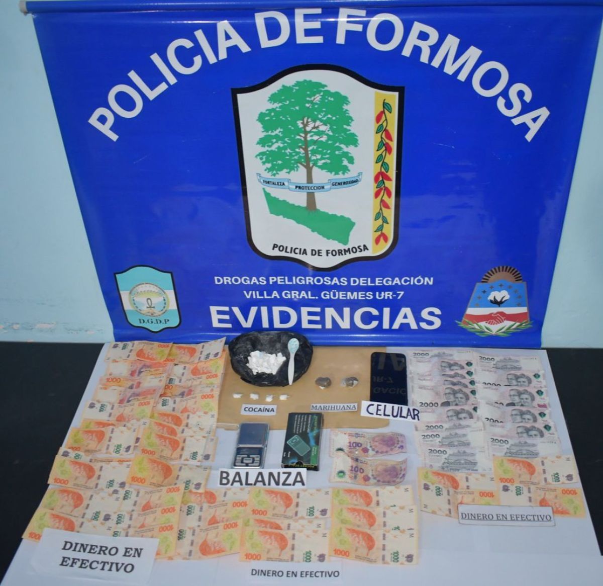 Un dealer fue detenido con cocaína y marihuana y se anuló un centro de distribución de estupefacientes