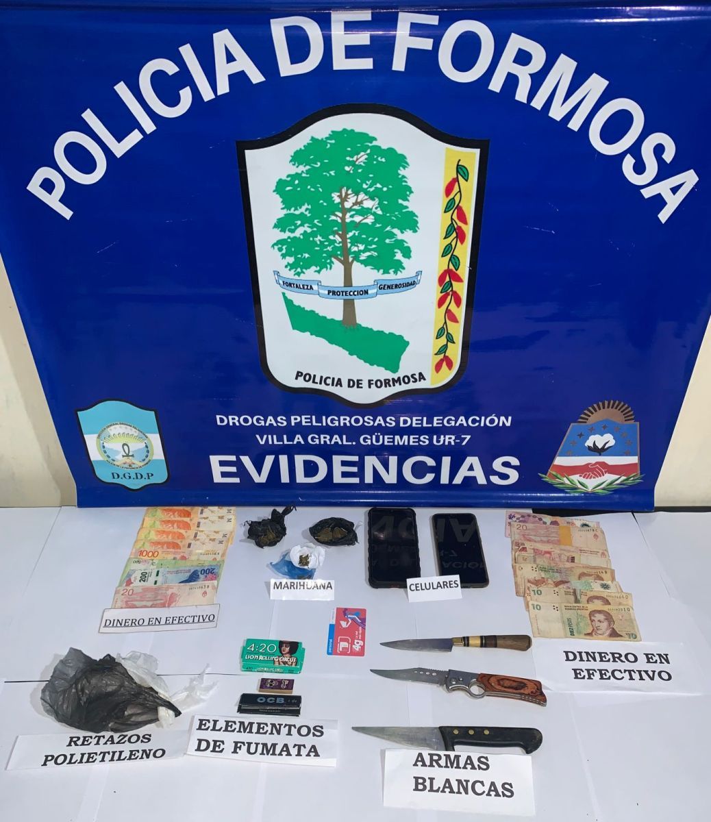 La Policía detuvo a un sujeto y desarticuló un centro de venta de drogas
