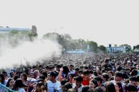 Miles de estudiantes de colegios secundarios celebraron la semana del estudiante en el playón municipal